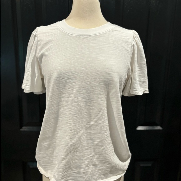 NATION White Puff Sleeve Women's Top - Picture 1 of 4